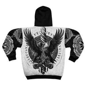 Sudadera con capucha sublimada de poliéster de lana Premium, transpirable, acogedora y personalizada, impresa para marcas y equipos de ropa de calle - Product Image 2