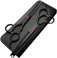 Dernier modèle vente en gros de ciseaux de coiffure professionnels Dragon pour hommes femmes coiffeur Home Salon barbier Kit de coupe de cheveux