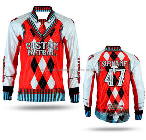 Tenue de paintball professionnelle, uniforme de protection pour le paintball, jersey en polyester léger sur mesure avec sublimation - Product Image 3