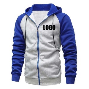 เสื้อฮู้ดดี้ผู้ชายดีไซน์ล่าสุด สีตัดกัน ปักโลโก้ตามสั่ง ผ้าฟลีซคอตตอน 100% ราคาถูก สำหรับฤดูหนาว - Product Image 5