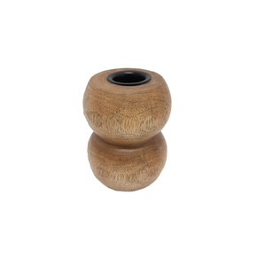 Unique Design Wooden <b>Taper</b> <b>Candle</b> Holder Brown Finished For Home Wedding Christmas Tabletop Lighting Decor Handmade Bulk - Product Image 5