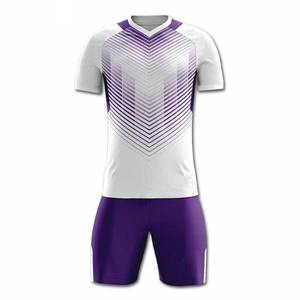 Uniforme de Fútbol Personalizado de Alta Calidad, Pantalones Cortos 100% Poliéster de Secado Rápido y Transpirable, Conjuntos de Verano y Otoño, Impresión de Nombres, OEM - Product Image 1
