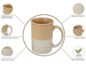 แก้วเซรามิกสำหรับตกแต่งเป็นมิตรกับสิ่งแวดล้อมพร้อมลวดลายพิมพ์ลายถ่ายโอนความร้อนดีไซน์ทันสมัยมีฝาปิดสำหรับใช้ในบ้านคาเฟ่ - Product Image 5