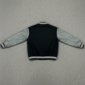 Vestes universitaires de haute qualité, sur mesure, 100% coton et laine, manches en cuir, vêtements d'hiver, veste de baseball d'hiver tendance - Product Image 5