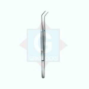 Venta al por mayor de pinzas de dientes LONDON COLLEGE, instrumentos quirúrgicos dentales lisos de 150mm para la entrega de dientes delicados - Product Image 1
