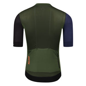 Conjunto de Camiseta de Ciclismo Profesional Personalizada de Diseño de Equipo PRO OEM para Hombre, Transpirable, 100% Poliéster, Logotipo Personalizado, Color, Tela de 220g - Product Image 5