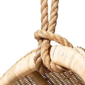 Umika One Size Natural Rattan <b>Hanging</b> <b>Chair</b> for <b>Garden</b> Use - Product Image 3