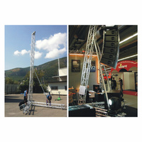 Rray-Torre de soporte de elevación de 90 grados, sistema de armazón de esquina de techo para iglesia, piscina y escenario de boda
