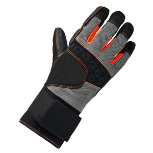 Vente en gros de gants antivibrations Gants de mécanicien de construction personnalisés Gants de sécurité en cuir antichoc en nitrile Gants de travail pour champs pétroliers - Product Image 1