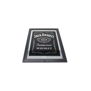Espejo de Pared con Marco Negro de Lujo Jack Daniel's Classic Mirror Black Label XL-30x40 cm, Espejo Grande con Marco de Latón Elegante para Decoración de Hoteles y Salas de Estar - Product Image 3