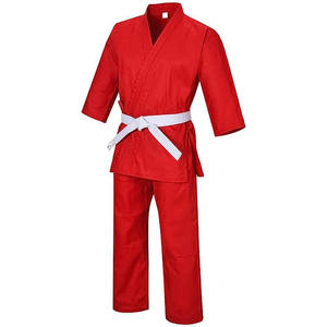 Uniforme de Karate Personalizado al por Mayor, Reforzado, 100% Algodón, Personalizado en la Parte Delantera, de Alta Calidad, Profesional, Unisex, para Entrenamiento y Competencia en el Dojo - Product Image 6