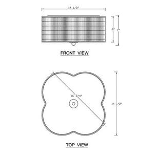 โคมไฟหวายธรรมชาติติดตั้งกับพื้นกระจก, โคมไฟหวายสำหรับห้องนั่งเล่น, โรงแรม, บ้าน, วิลล่า - Product Image 5