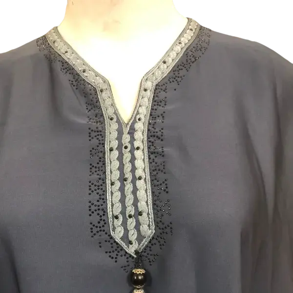 Hochwertige pakistani sche Neueste Abaya Designs für Frauen Indien & Pakistan Export qualität Denim Abaya Arabisch Stil Abaya Kleid