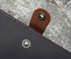 High Quality LPF-0174 Men's Customized <b>A4</b> Presentation Folder Multi-Function Genuine Leather <b>Portfolio</b> - Product Image 4