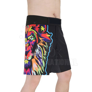 Short de boxe MMA avec Logo personnalisé, dernière conception, Service OEM, vente chaude, couleur unie, à vendre - Product Image 5