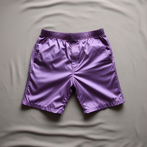 Streetwear pantalones cortos cortavientos con bolsillo de nailon cintura elástica lluvia pantalones cortos impermeables para mujer - Product Image 2