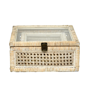 Cajas decorativas de mimbre respetuosas con el medio ambiente, cestas de almacenamiento hechas por mayoristas vietnamitas de decoración del hogar - Product Image 3