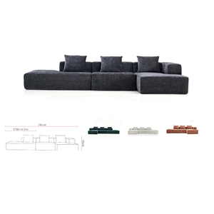 Compact Outdoor Tufted <b>Bean</b> <b>Bag</b> Sofa <b>Bed</b> Space-Saving Fabric Upholstery for Outdoor Living - Product Image 5
