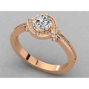 Anillo de Diamantes Solitario en Oro de 10K - Product Image 3