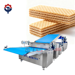 크림 레이어링 절단 및 냉각 컨베이어와의 완전 자동 웨이퍼 비스킷 만들기 라인 - Product Image 2