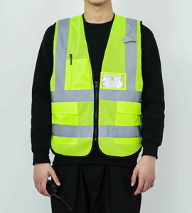 เสื้อกั๊กแถบสะท้อนแสงสีเหลืองสำหรับผู้ชายและผู้หญิงเสื้อกั๊กเพื่อความปลอดภัยใน2025เสื้อกั๊กก่อสร้างแบบปรับแต่งได้ - Product Image 5