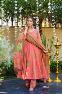Hermoso Salwar Kameez de Diseñador Indio Pakistaní, Tela Muselina, Bordado Elegante, para Fiesta de Graduación, Boda, Uso Casual, Ropa Tradicional para Mujer - Product Image 4