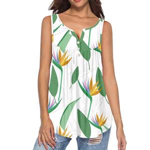 Vente en gros design personnalisé sublimation imprimé manches courtes entraînement sport femmes yoga débardeurs respirant 2025 personnalisé - Product Image 5