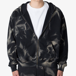 Sweats à capuche d'hiver personnalisés pour fabricants, pull-over surdimensionné en polaire épais, fermeture éclair, sweats à capuche d'hiver - Product Image 1