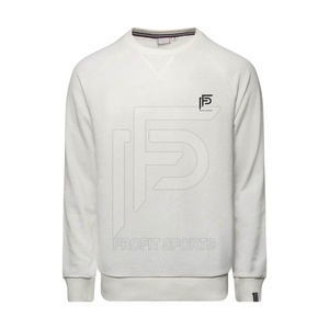 Sudaderas de cuello redondo para hombre al por mayor 2024, nuevas sudaderas de forro polar de manga larga con capucha y patrón liso para invierno - Product Image 1