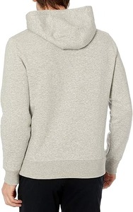 เสื้อสเวตเตอร์มีฮู้ดสำหรับผู้ชายลายสีทึบมีกระเป๋าด้านข้างออกแบบโลโก้ได้ตามต้องการ - Product Image 5