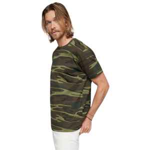 Camiseta de camuflaje Sand Woodland para adulto | Cuello redondo de algodón 100% | Camiseta de camuflaje de manga corta | Camisa duradera y transpirable para exteriores - Product Image 3