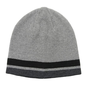 Gorro de punto corto de alta calidad con logotipo personalizado, gorro de jacquard, gorro de invierno cálido de punto acanalado, gorros de calavera de pescador, gorros de reloj - Product Image 1