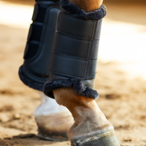 Bottes d'équitation sur mesure avec support de brossage extra absorbant les chocs pour les bottes de cheval de protection des tendons et des fetlocks - Product Image 5