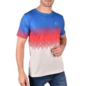 T-shirt en coton 100% personnalisé imprimé à la mode Taille personnalisée pour hommes Faible MOQ Coupe ample T-shirt en sublimation pour hommes - Product Image 4