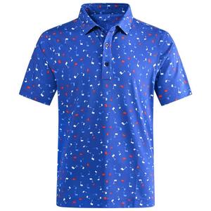 High Quality Quick Dry Contrast Collar All Over Print T-<b>Shirt</b> Custom Soft <b>Men's</b> Beverage Sublimation Polo <b>Shirts</b> Best <b>for</b> Summer - Product Image 2