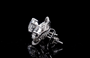 Pendientes de Diamantes de 2.00 Quilates con Certificación IGI en Oro de 18K, Modernos, para Fiestas, Regalos, Aniversarios y Ocasiones Especiales - Product Image 4