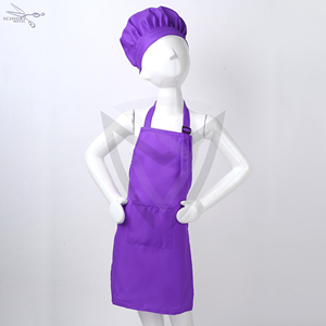 Conjunto de Delantal y Gorro de Barbero de Color Personalizado al por Mayor, Conjunto de Delantal y Gorro de Barbería para Profesionales del Cabello - Product Image 6