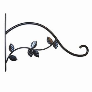 Metal Iron <b>Wall</b> Bracket Black Finished Garden <b>Hook</b> Hanging Basket Planter Garden Lantern <b>Hook</b> <b>Wall</b> Brackets - Product Image 2