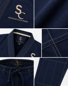 Professional BJJ Kimono Uniform Custom Embroidery Logo Martial Arts Training Competition Suit 100% Cotton Breathable Wholesale - Product Image 4