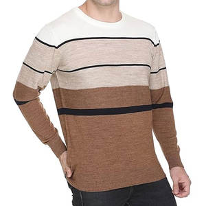 Suéter de Cuello Redondo para Hombre, 100% Algodón, Talla Personalizada, Transpirable, Informal, de Verano, Tejido Waffle, con Diseño de Logotipo Personalizado - Product Image 3