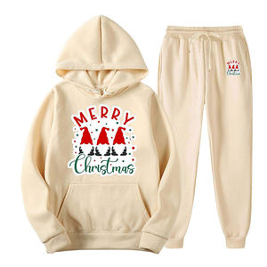 Ensemble de survêtements de Noël personnalisés pour hommes en coton et nylon respirant OEM survêtements de Noël pour hommes - Product Image 1