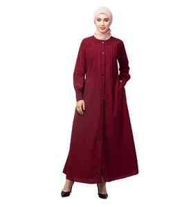 Abaya de couleur grise de style pakistanais, tissu en soie de qualité supérieure, vêtements musulmans sur mesure multicolores, à vendre - Product Image 6