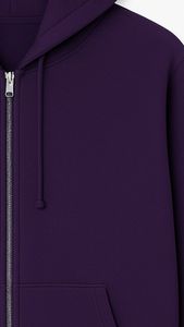 Sudaderas con Capucha de Corte Regular con Cierre, 250 GSM, Temporada de Invierno, 100% Algodón Ecológico - Product Image 4