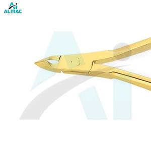 ALMAC Gold Design Manicure Nipper incluye cortadores de uñas afilados y pinzas para cutículas para el cuidado de las uñas de calidad de salón en el hogar - Product Image 5