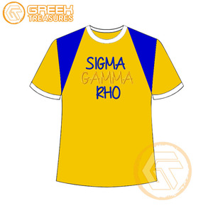 Venta al por mayor Sigma Gamma Rho mujeres camiseta hermandad ropa algodón Jersey alta calidad transpirable camiseta mujeres ropa griega - Product Image 1