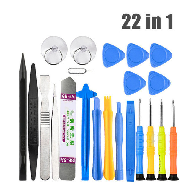 22-in-1 S2 Alloy Steel Precision Screwdriver Set for iPhone Android Phone Repair Professional Tool Kit with Magnetic Driver Bits