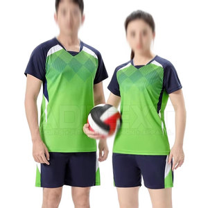 Uniforme de volley-ball respirant sur mesure, service OEM, haute performance, couleur et logo personnalisés, unisexe adulte, 100% polyester - Product Image 2