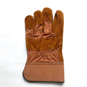 Guantes de Seguridad para Soldador con Aislamiento Térmico Personalizados, Guantes de Trabajo de Cuero Vacuno para Soldadura TIG para Hombre - Product Image 1