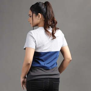 Venta al por mayor 2024 de manga corta señoras camisetas de buena calidad liso en blanco cuello redondo verano desgaste mujeres camiseta para la venta servicio OEM - Product Image 4