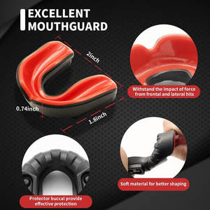 Ajuste seguro y diseño cómodo Protector bucal Equipo de protección para niños Protector bucal deportivo - Product Image 6
